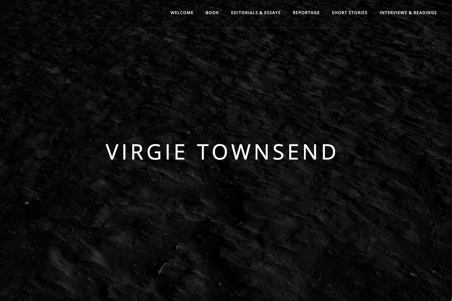 Virgie Townsend — site screenshot